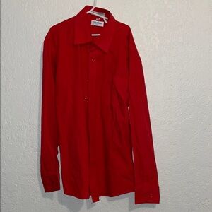 Red Button Down Shirt for Kids by Berlioni